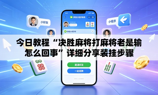 今日教程“决胜麻将打麻将老是输怎么回事”详细分享装挂步骤