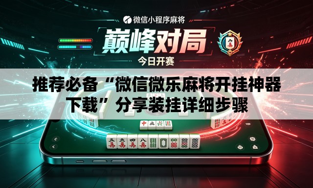 推荐必备“微信微乐麻将开挂神器下载”分享装挂详细步骤