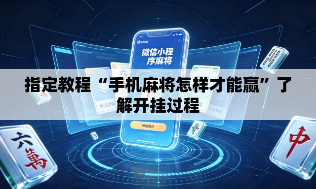 指定教程“手机麻将怎样才能赢	”了解开挂过程