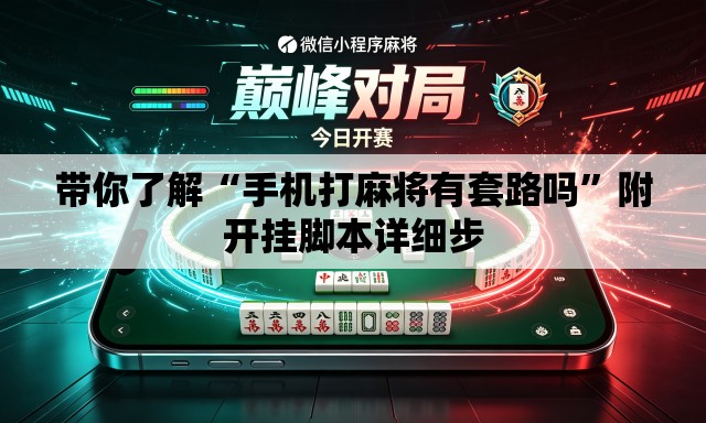 带你了解“手机打麻将有套路吗”附开挂脚本详细步