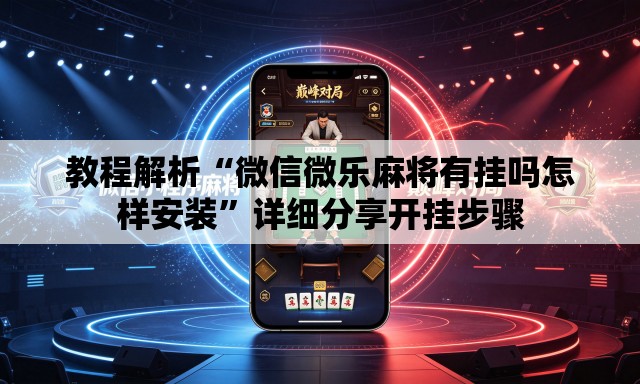 教程解析“微信微乐麻将有挂吗怎样安装”详细分享开挂步骤