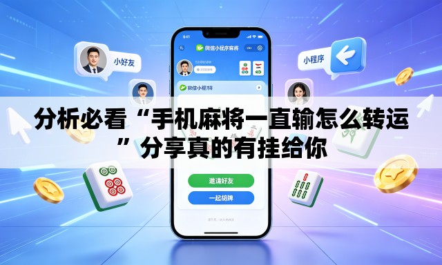 分析必看“手机麻将一直输怎么转运”分享真的有挂给你