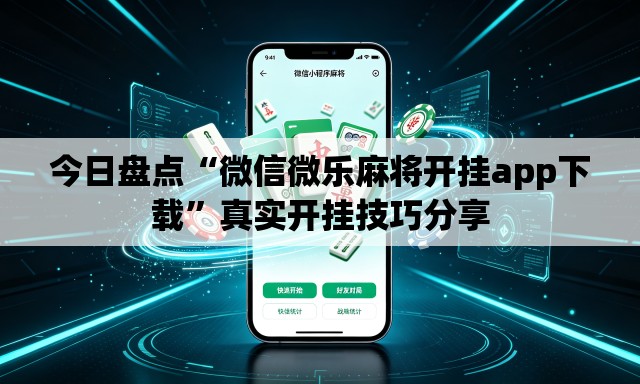 今日盘点“微信微乐麻将开挂app下载”真实开挂技巧分享