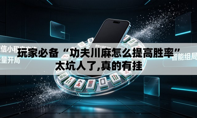 玩家必备“功夫川麻怎么提高胜率”太坑人了,真的有挂