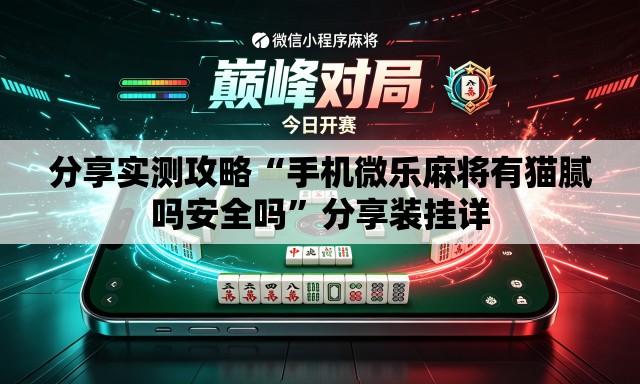 分享实测攻略“手机微乐麻将有猫腻吗安全吗	”分享装挂详