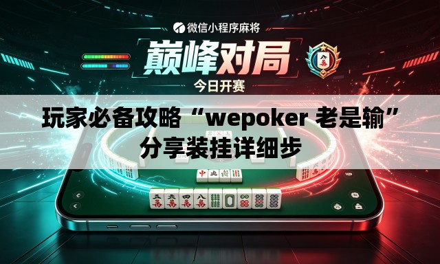 玩家必备攻略“wepoker 老是输”分享装挂详细步