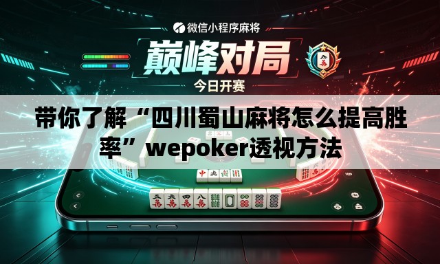 带你了解“四川蜀山麻将怎么提高胜率”wepoker透视方法