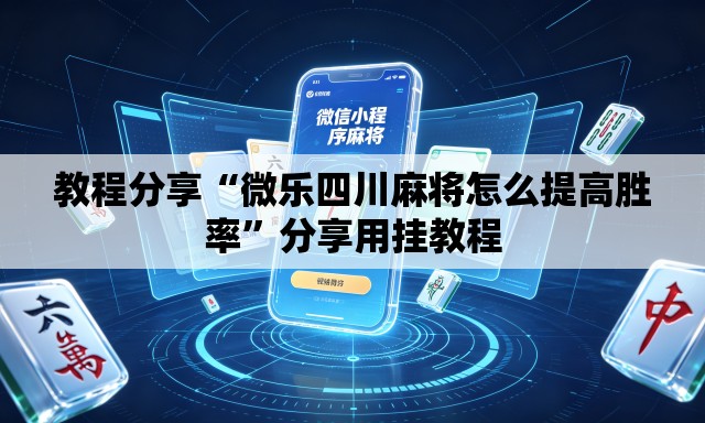 教程分享“微乐四川麻将怎么提高胜率”分享用挂教程