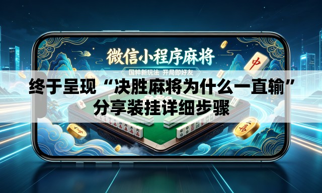 终于呈现“决胜麻将为什么一直输”分享装挂详细步骤