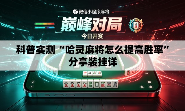 科普实测“哈灵麻将怎么提高胜率”分享装挂详