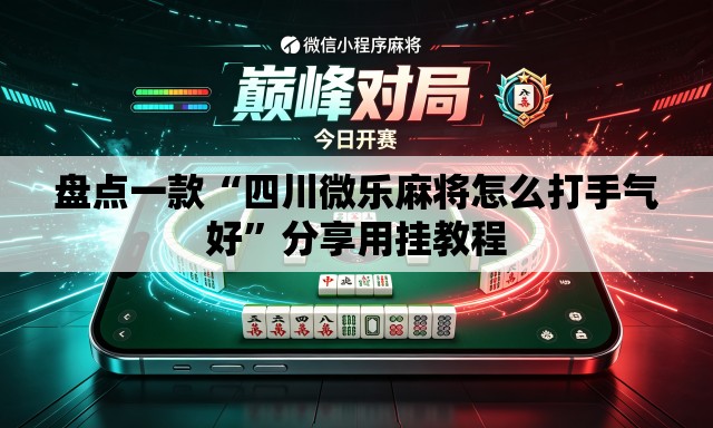 盘点一款“四川微乐麻将怎么打手气好”分享用挂教程