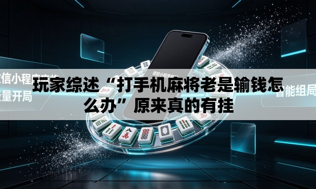 玩家综述“打手机麻将老是输钱怎么办	”原来真的有挂