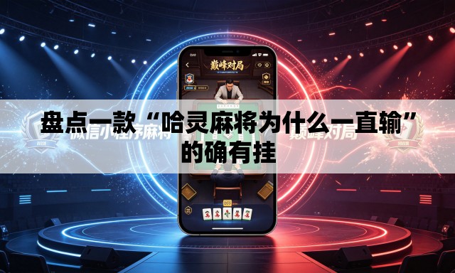盘点一款“哈灵麻将为什么一直输”的确有挂