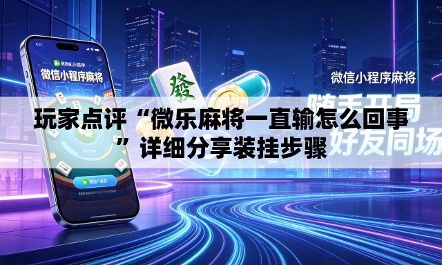 玩家点评“微乐麻将一直输怎么回事	”详细分享装挂步骤