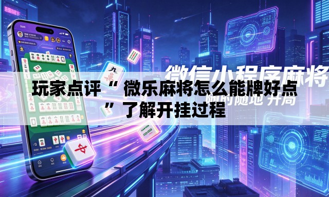玩家点评“ 微乐麻将怎么能牌好点”了解开挂过程