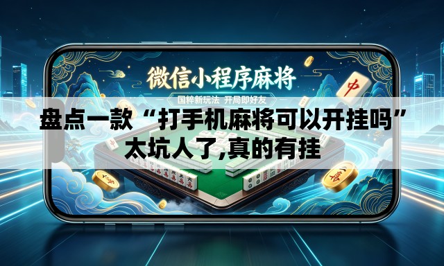 盘点一款“打手机麻将可以开挂吗”太坑人了,真的有挂