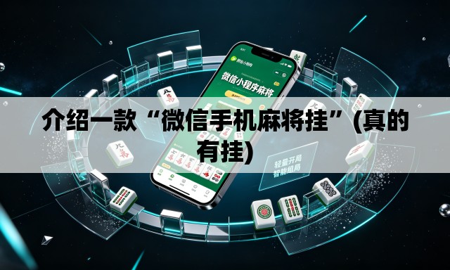 介绍一款“微信手机麻将挂	”(真的有挂)