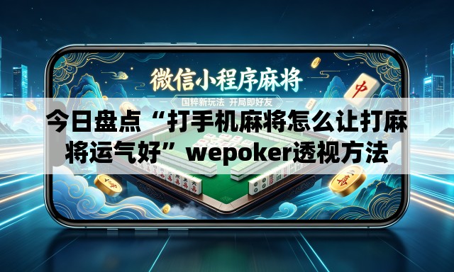 今日盘点“打手机麻将怎么让打麻将运气好”wepoker透视方法