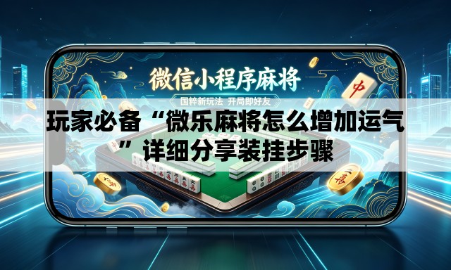 玩家必备“微乐麻将怎么增加运气”详细分享装挂步骤