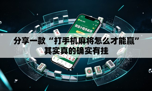 分享一款“打手机麻将怎么才能赢”其实真的确实有挂